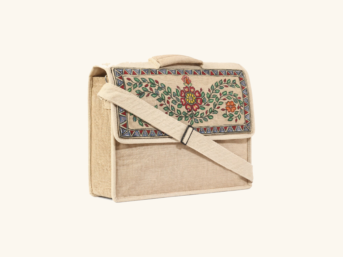 Jute Laptop Bag